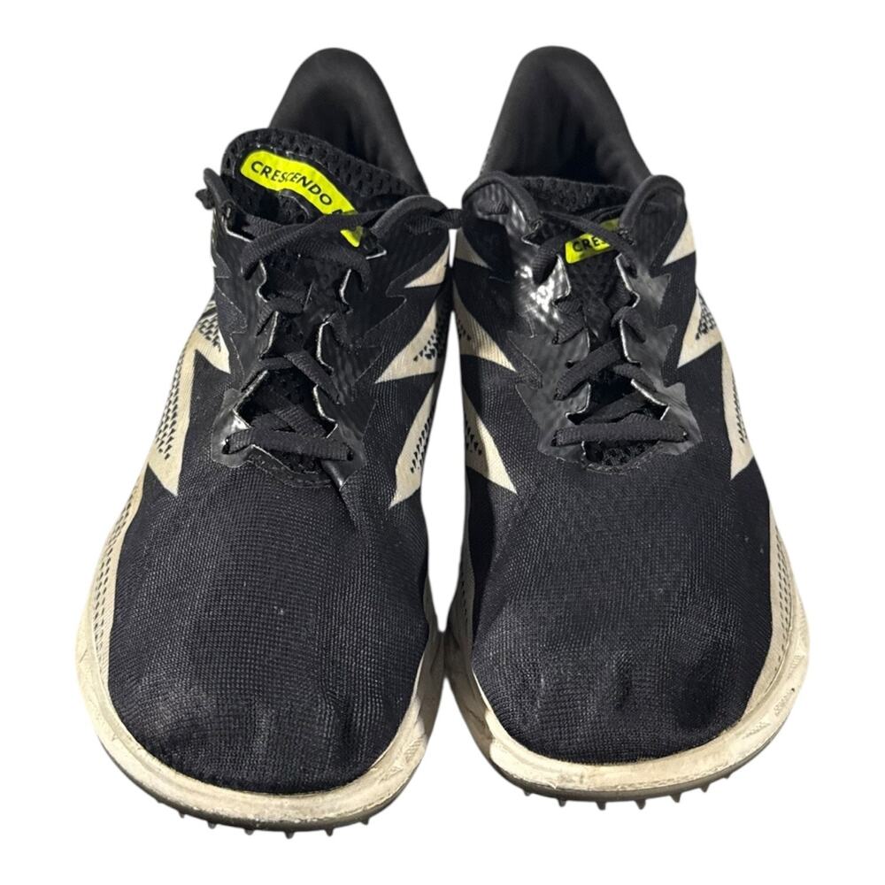 Hoka One Men’s Crescendo MD Black Running Track Sneakers 1134520 BWHT Size 12 W - Picture 4 of 10